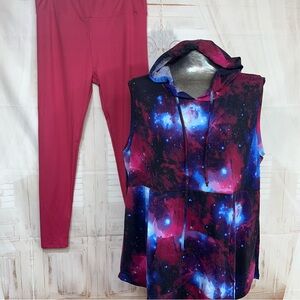 LuLaRoe 2XL Brittany Top with TC leggings